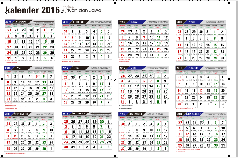 Download Kalender  2021 lengkap Hijriyah dan Jawa  IPNU 