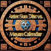 Aztec Sun Disc vs. Mayan Calendar