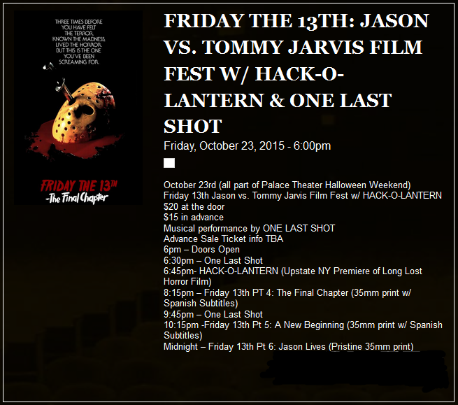 Watch Jason vs Jarvis On 35MM This Halloween!