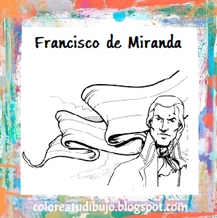 Dibujo de Francisco de Miranda para pintar