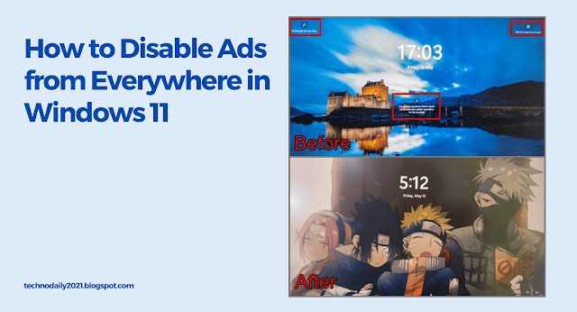 How to Disable Ads from Everywhere in Windows 11