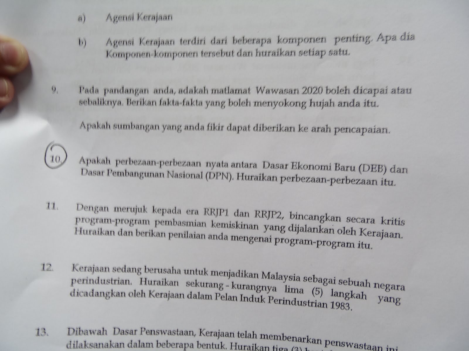 Contoh Soalan Dan Jawapan Ringkasan Pt3 - Selangor i