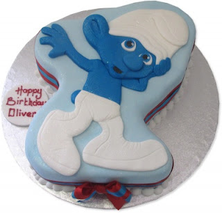 Smurfs cakes for children parties
