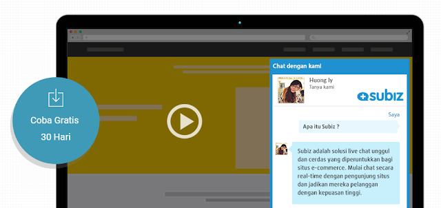 Gratis uji coba widget live chat dan paket gratisnya