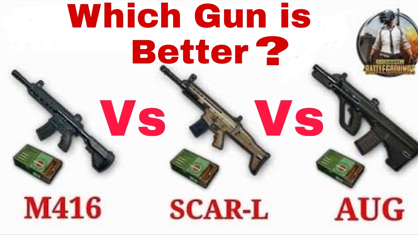 M416 Vs Aug Vs Scar L Which Is The Best Assault Rifle In Pubg Mobile