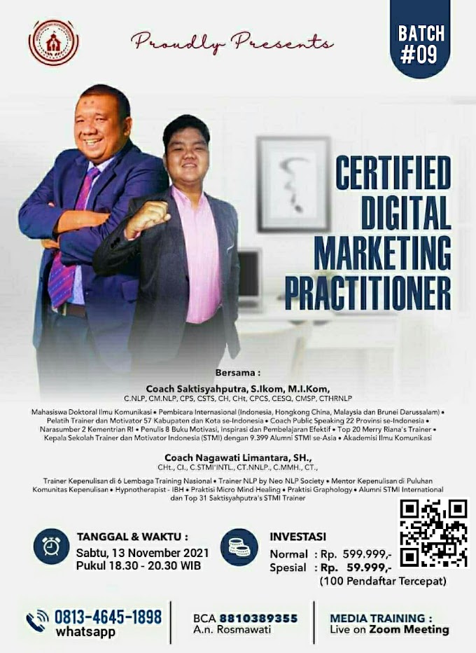 Certified Digital Marketing Practitioner Batch 9