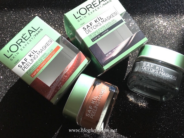 loreal paris saf kil peeling maskesi saf kil detoks maskesi