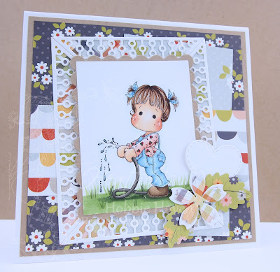 Heather's Hobbie Haven - Watering Tilda Card Kit