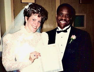 Kathy Ambush's ex-husband Clarence Thomas with his wife Virginia Lamp