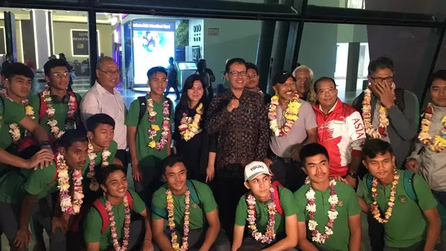 Timnas Indonesia U-16 Dapat Sambutan Hangat Setelah Kembali Dari Malaysia