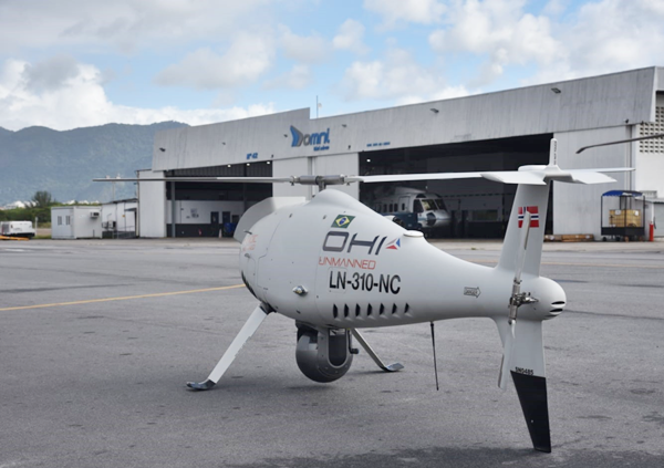     Helicópteros não tripulados da Omni Táxi Aéreo realizarão missões para as plataformas da Petrobrás