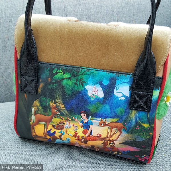 back of handbag with Disney Snow White and The Seven Dwarfs image