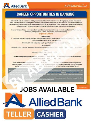 Allied Bank Teller Jobs Online Apply