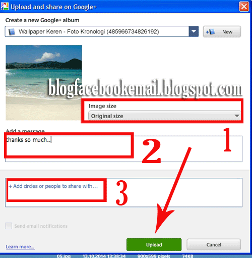 Blog Canggih Cara Upload Foto Dan Gambar Gratis Ke Internet