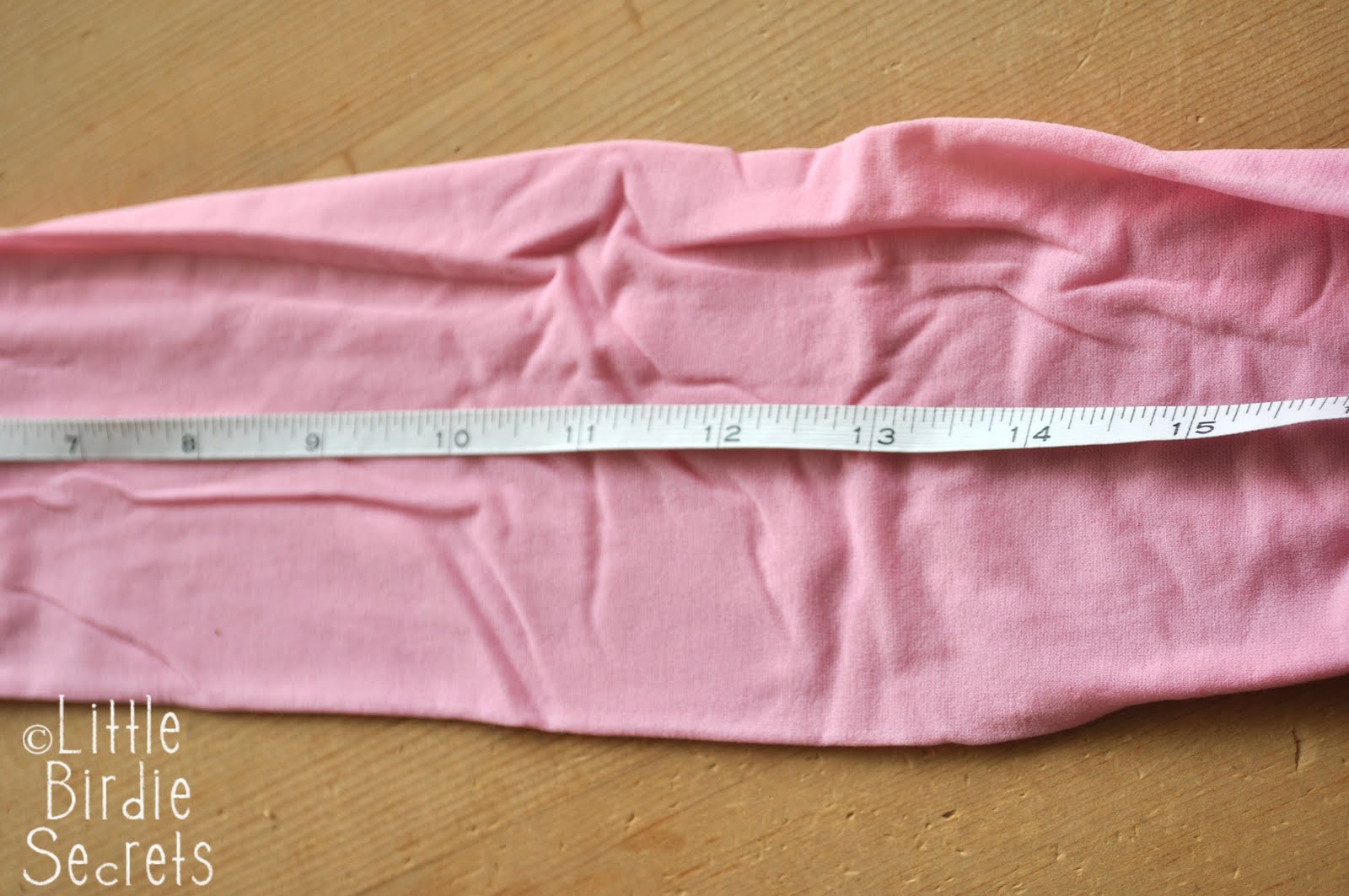 948 New baby headband from tights 522   , cut your length and cut off the toe of the tights (if necessary 