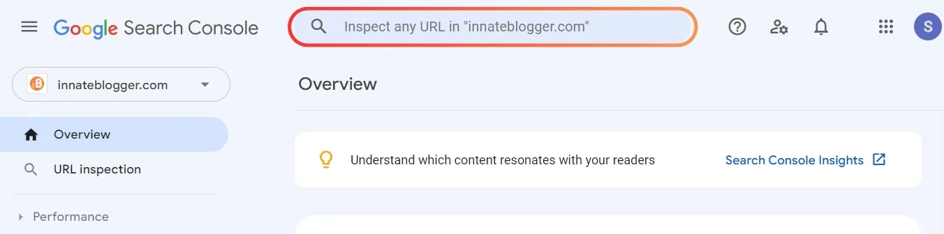 Google Search Console URL Inspection Tool