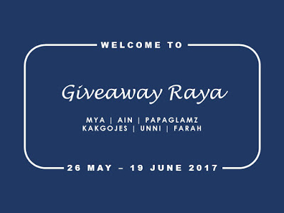 Giveaway Raya By Mya And Friends