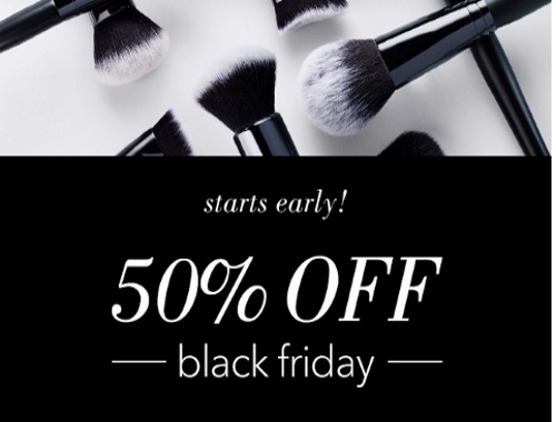 ELF Cosmetics Black Friday 50% Off