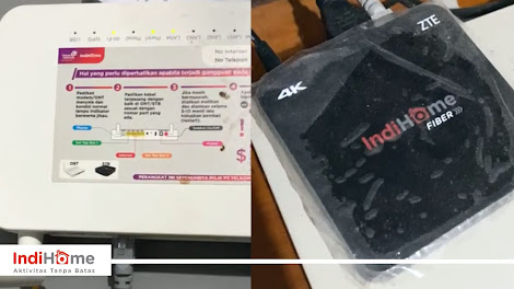 Perangkat IndiHome untuk internet di rumah