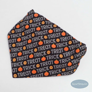  Trick or Treat Halloween Dog Bandana