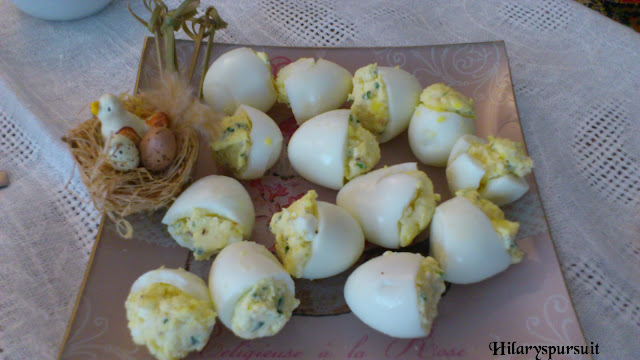 Oeufs de caille farcis au cream cheese