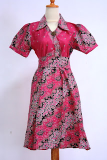 Foto Baju Batik Dress Model Sekarang