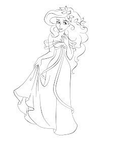 Princess Giselle Coloring Pages
