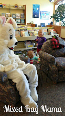 kids and Easter bunny