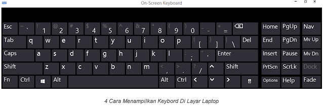 4 Cara Menampilkan Keybord Di Layar Laptop 