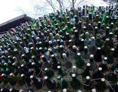 Beer Bottle Solar Water Heater