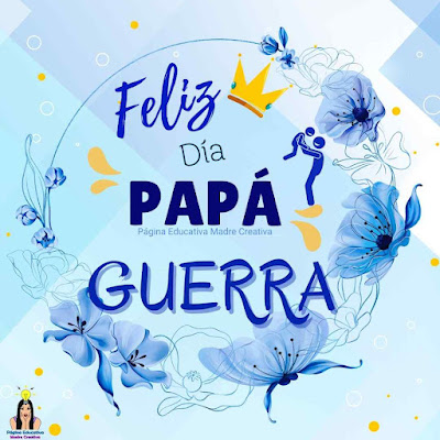 Solapín Feliz Día del Padre - Apellido Guerra para imprimir gratis