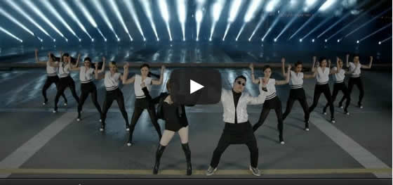 Videoclip de "Gentleman" con PSY