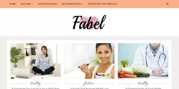 Fabel Blogger Template