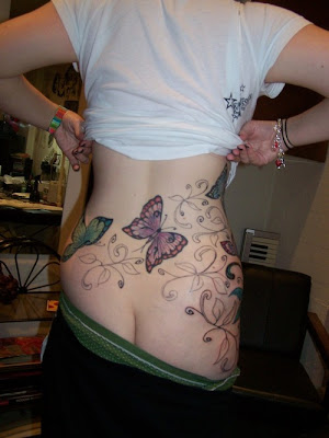 Butterfly Flower Tattoos