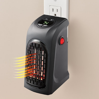 Handy Heater Is A Mini Portable Personal Heater, Just Plug In And Turn On To Any Outlet
