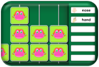 http://www.freddiesville.com/games/body-parts-memory-game/