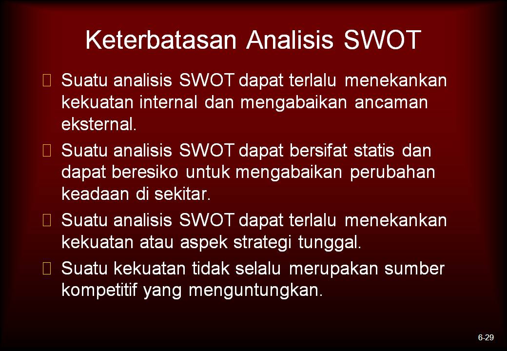 RUMAH UMKM Analisa SWOT  Panduan Untuk UMKM