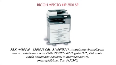 RICOH AFICIO MP 2501 SP