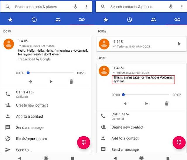 How do I set up voicemail on Google pixel 3a?