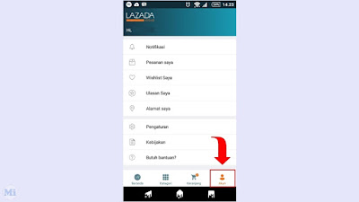 Cara Logout Akun Lazada 