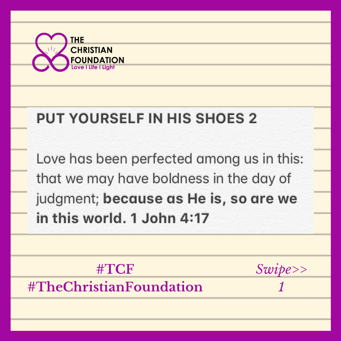 DAILY DEVOTIONAL: PUT YOURSELF IN HIS SHOES 2