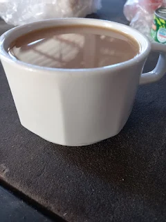 " A cup of coffee"