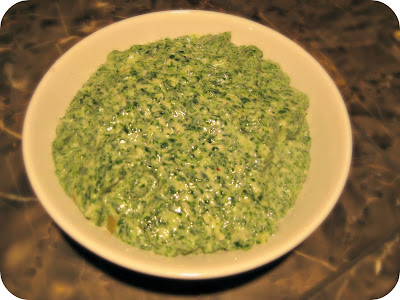 Finished spinach dip