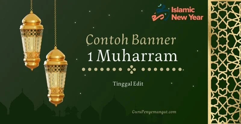Contoh Banner 1 Muharram Tahun Baru Islam