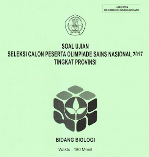 SOAL OSK BIOLOGI 2017