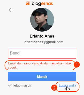 Cara Detail Mengatasi Lupa Password Gmail