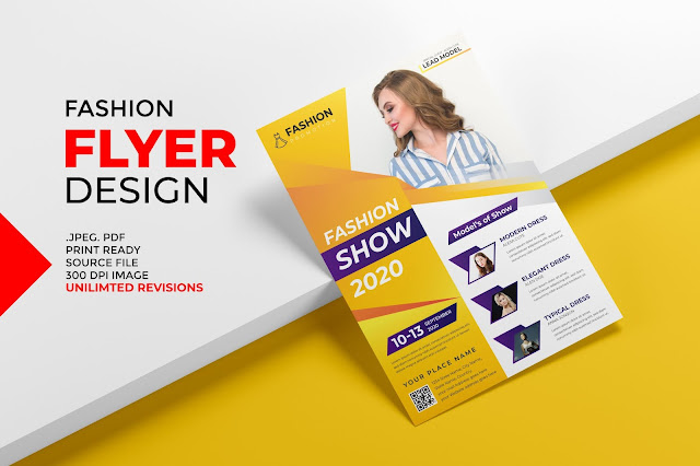 Fashion sales flyer design