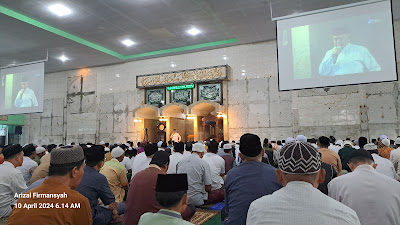 Sholat Ied di Masjid Agung Baiturrahman Kepanjen Dihadiri Bupati Malang