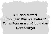 RPL dan Materi Bimbingan Klasikal kelas 11 Tema Pemanasan Global dan Dampaknya