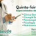 ATENÇÃO PARA OS ATENDIMENTOS MÉDICO DA BR+SAÚDE DESTA QUINTA, 06